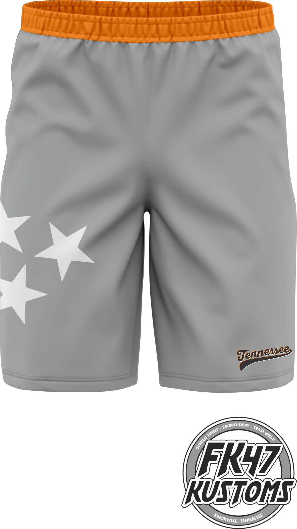 Tennessee Challenge Cup Shorts - Grey 8"