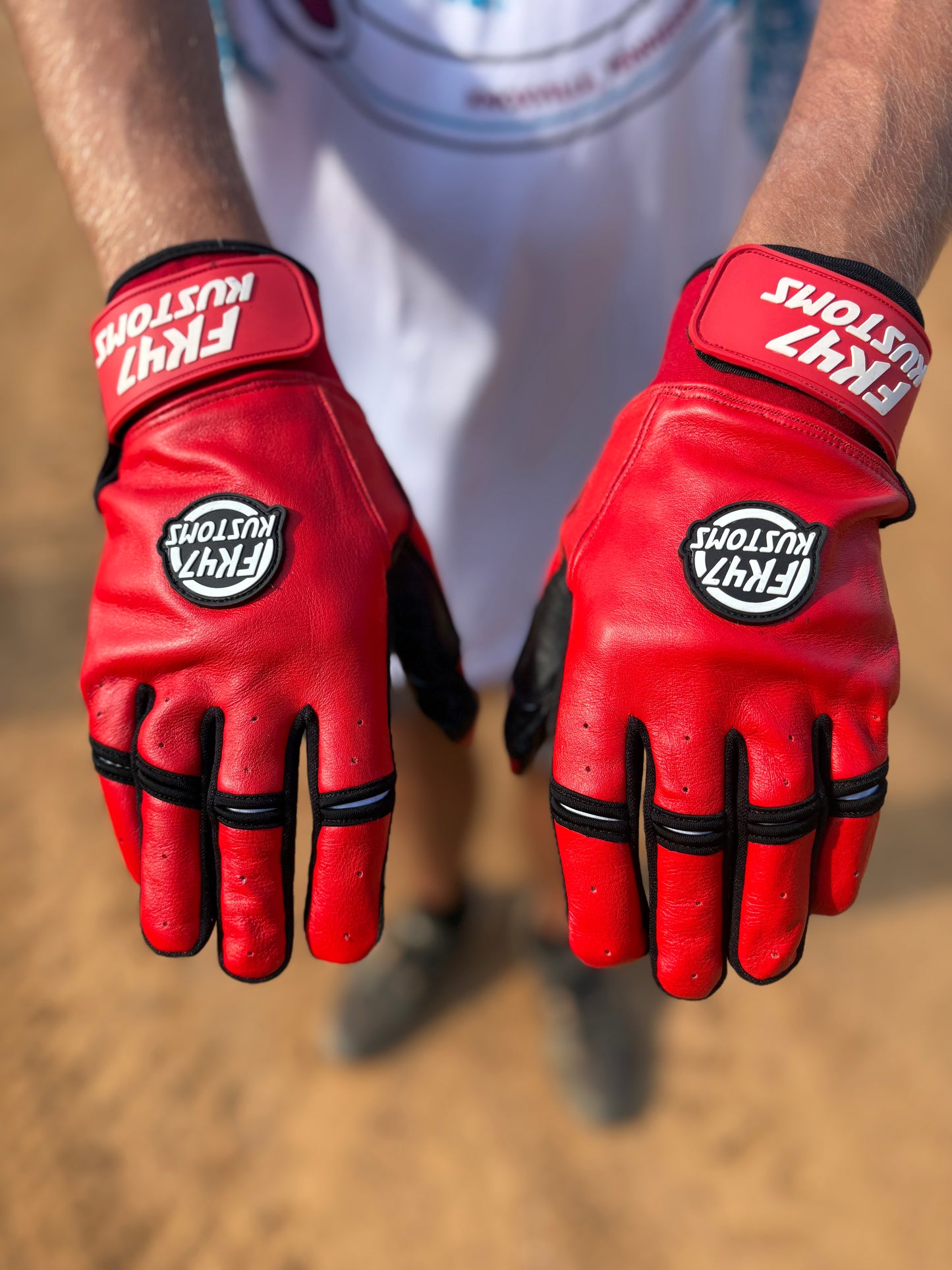 Batting gloves - Red