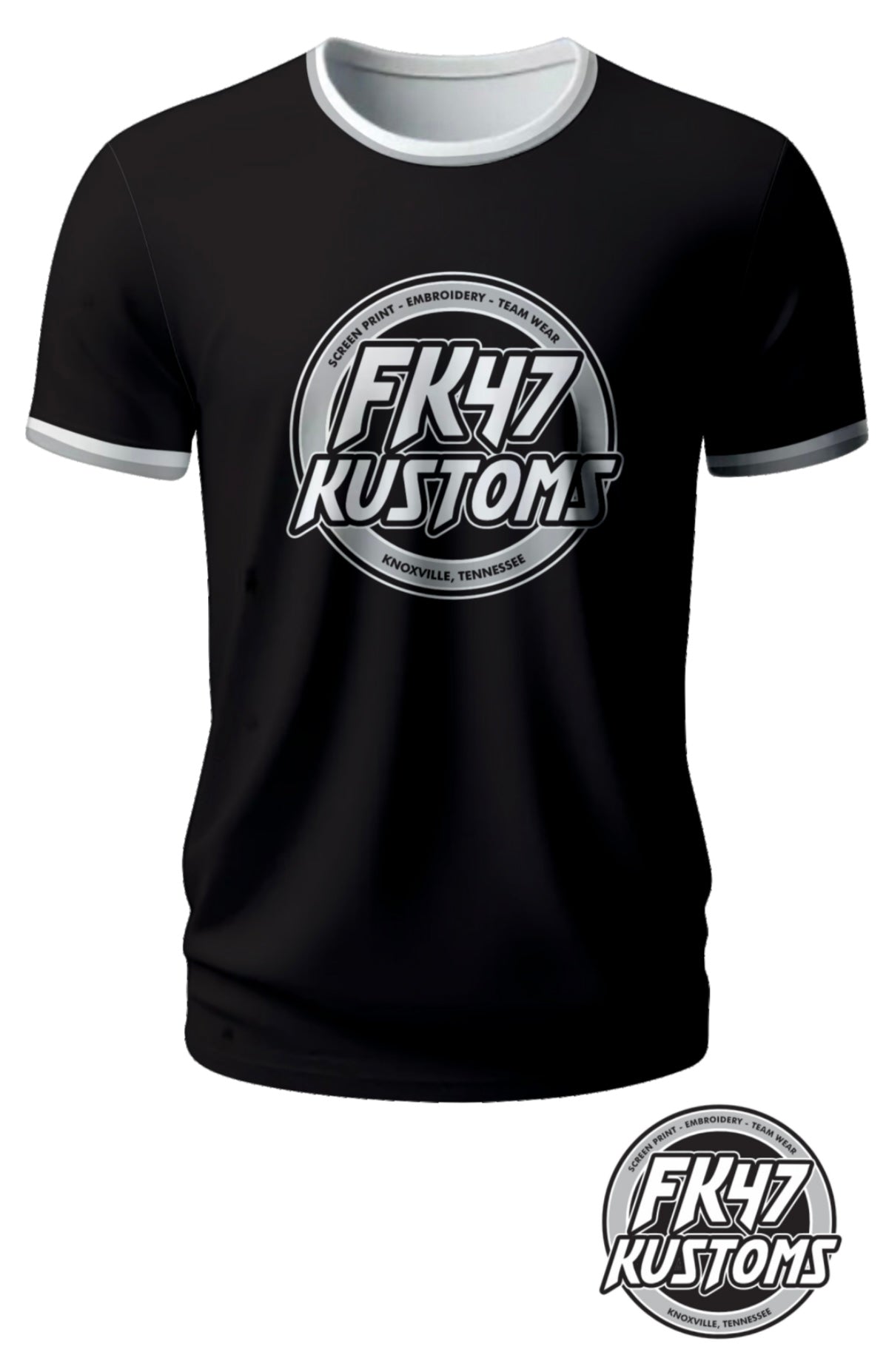 FK47 Short Sleeve AdiMesh Jersey - Black
