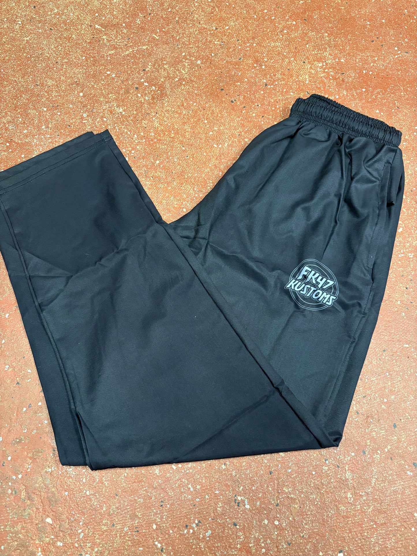 FK47 Microfiber Joggers - Black