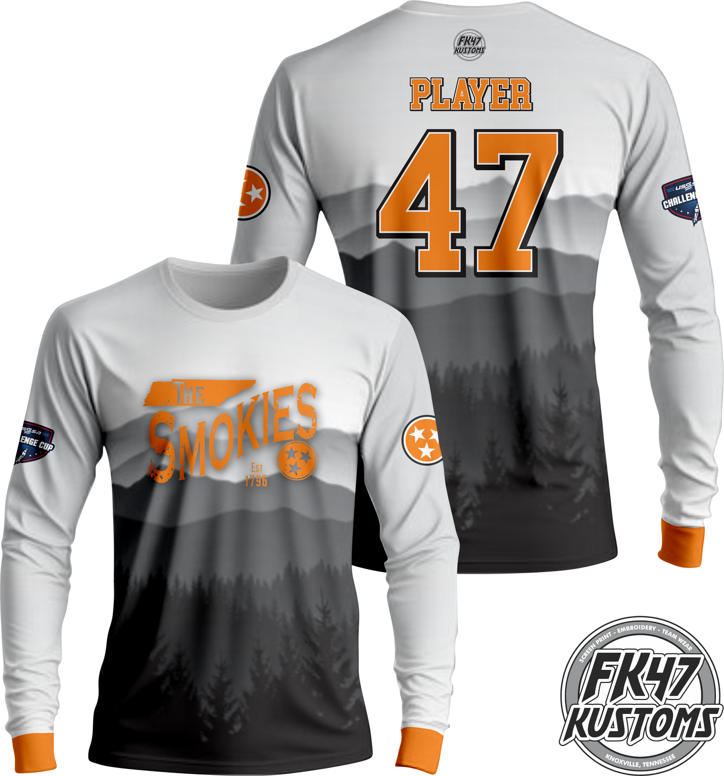 Tennessee Challenge Cup LS Jersey - The Smokies