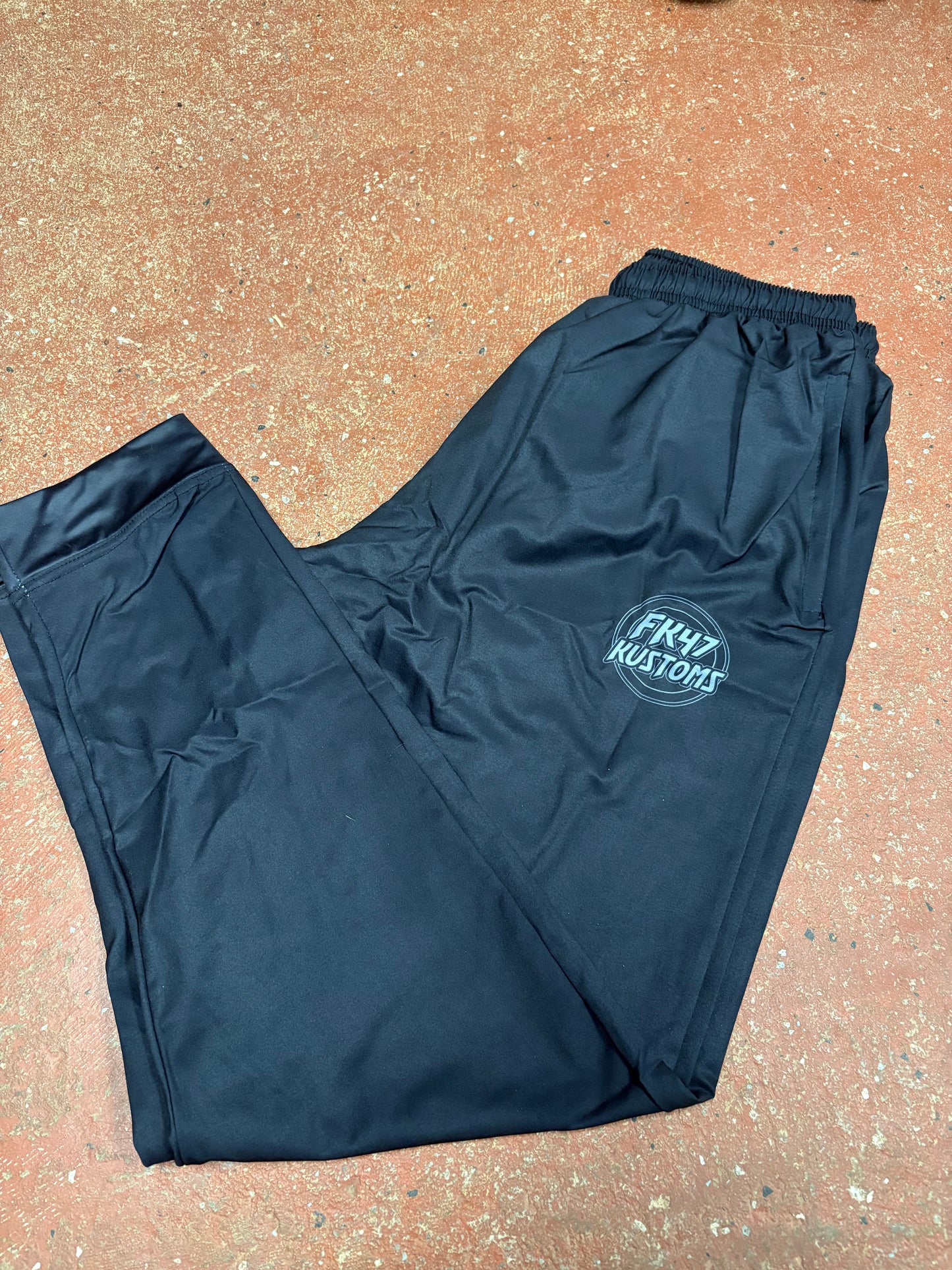 FK47 Microfiber Joggers - Black