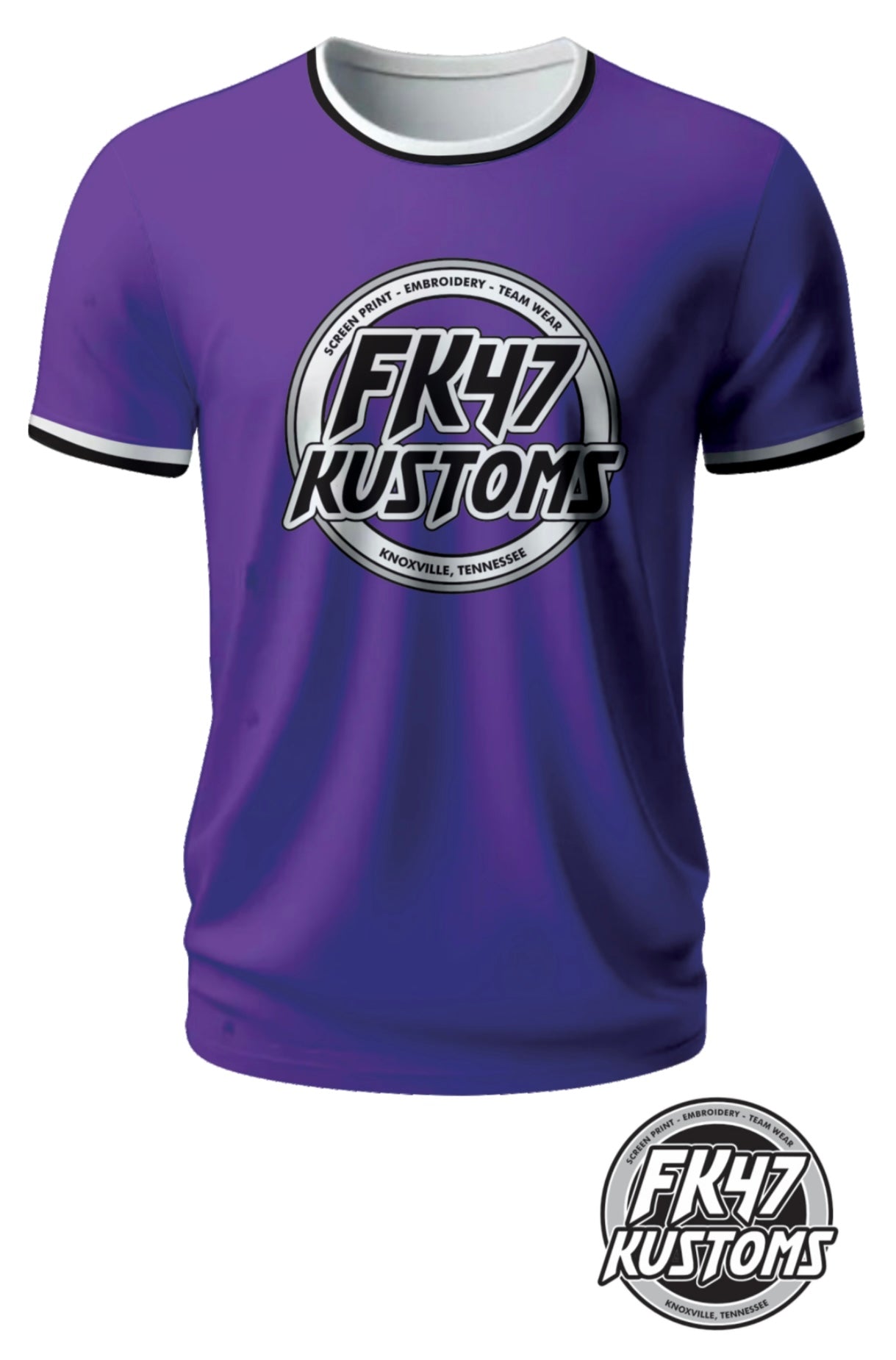 FK47 Short Sleeve AdiMesh Jersey - Purple