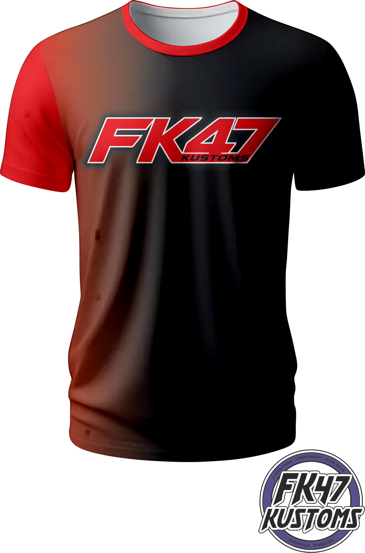 FK47 Short Sleeve Custom Jersey - Fades