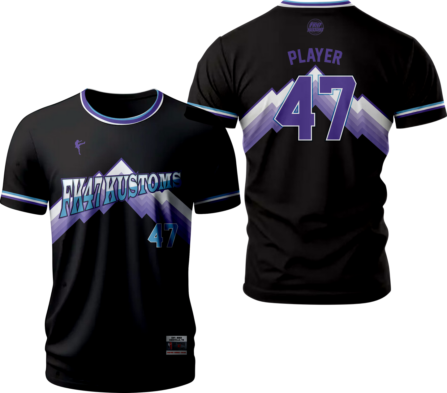 FK47 Short Sleeve CUSTOM AdiMesh Jersey - RetroJazz