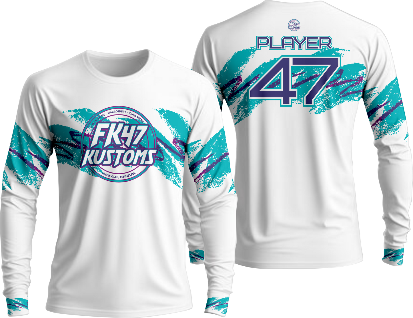 FK47 Long Sleeve CUSTOM Jersey - Cups