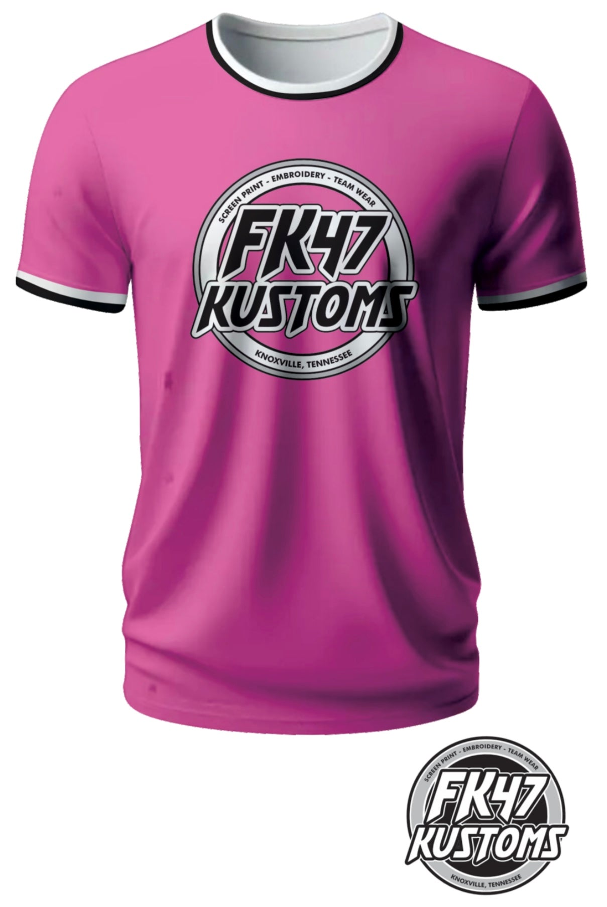 FK47 Short Sleeve AdiMesh Jersey - Pink