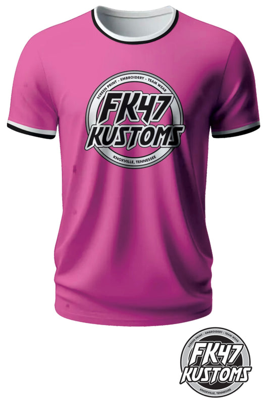 FK47 Short Sleeve AdiMesh Jersey - Pink