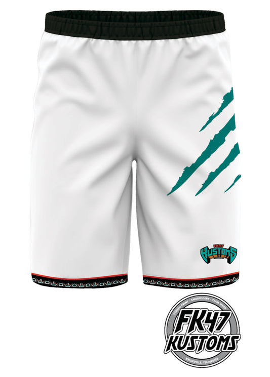 FK47 AdiMesh CUSTOM Shorts - White Griz