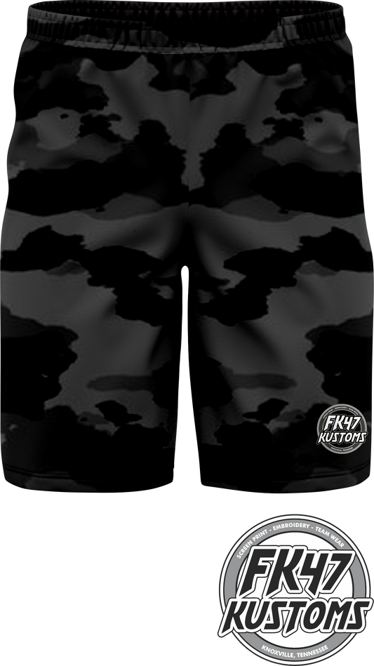 FK47 CUSTOM Shorts - Black Camo