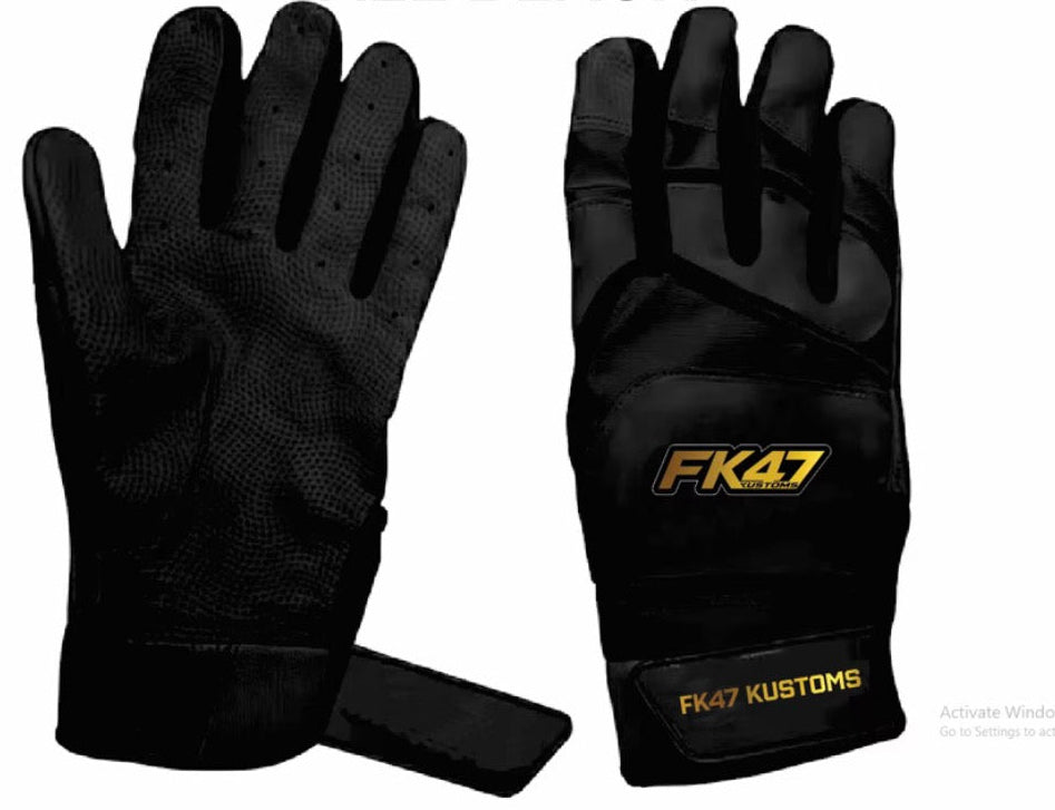 FK47 ABF-1 Batting Gloves - Black