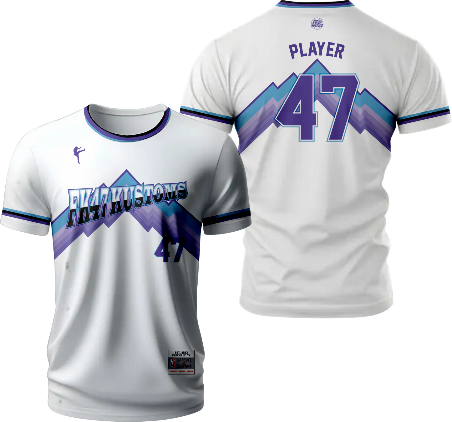 FK47 Short Sleeve CUSTOM AdiMesh Jersey - RetroJazz