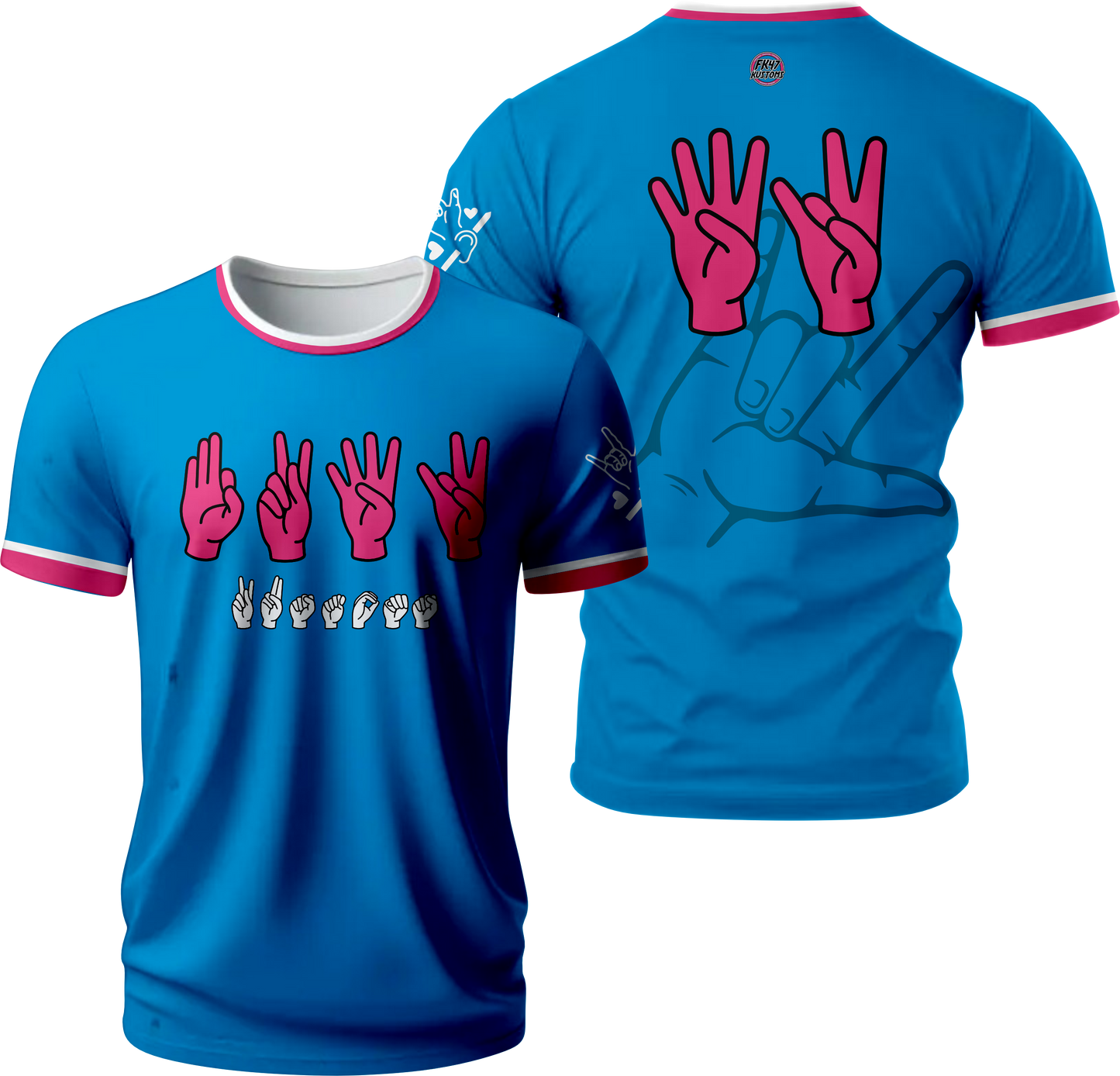 FK47 Short Sleeve CUSTOM Jersey - Sign Language
